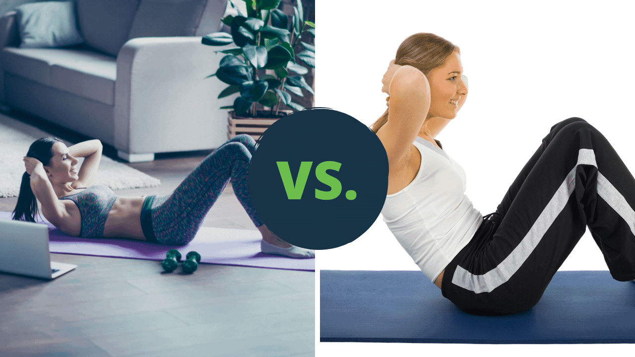 Crunches vs. Sit Ups - What's the difference? (With Poll)