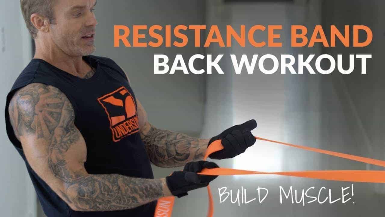 resistance band back workout